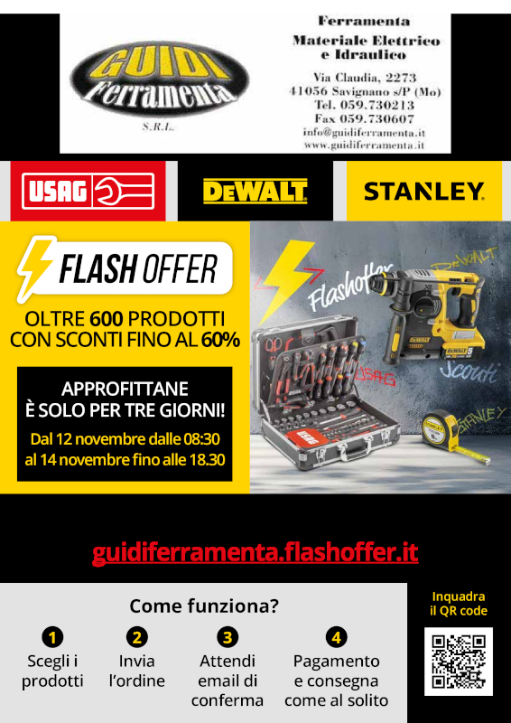 DEWALT PROMOZIONE FLASH-OFFER